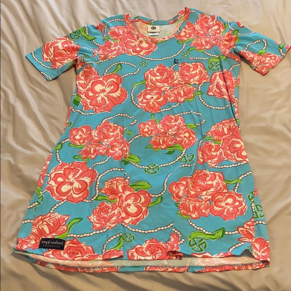 Simply Southern Rose and Pearl Dress